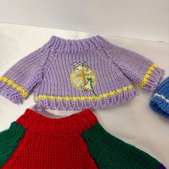 Handknit Bear Doll Sweaters‎ All Occasions New - Picture 4 of 6